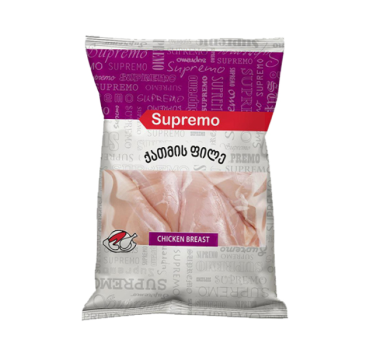 „სუპრემო“ ქათმის ფილე, გაყინული 1 კგ 
