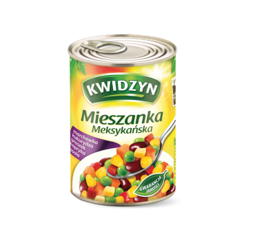 „კვიძინი“ კონსერვი „მექსიკური მიქსი“ 400 გ 
