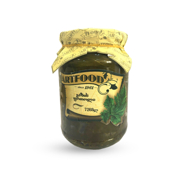 „არტ ფუდი“ ვაზის ფოთოლი 720 მლ
