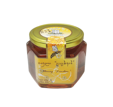 „მეფუტკრე“ თაფლი ცაცხვის 450 გ 
