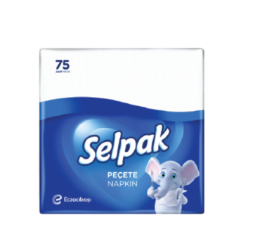 „სელპაკი“ ხელსახოცი 75 ც. 
