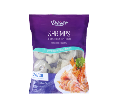 „დილაითი“ კრევეტი გასუფთავებული კუდით 300 გ 

