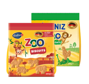 „ლაიბნიცი“ ორცხობილა „ზოო“ 100 გ 
